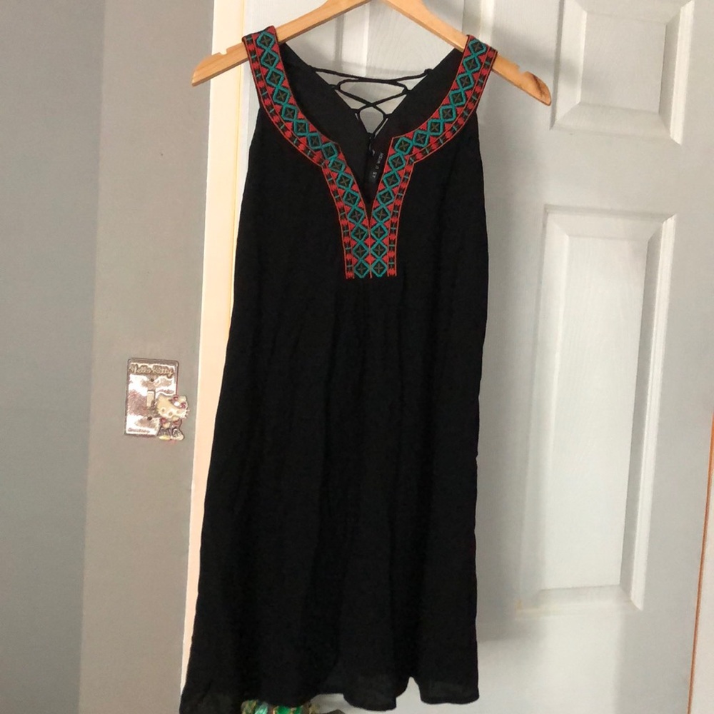 Black Jr halter style dress